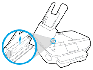 Image: Remove any jammed paper from the ADF