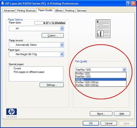 HP LaserJet P2050 Printer Series - PCL XL Error Troubleshooting | HP