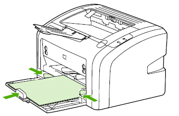 مجموعة طابعات HP LaserJet 1018 و1020 و1022 - عدم سحب الطابعة للورق من درج  الإدخال | دعم عملاء ®HP
