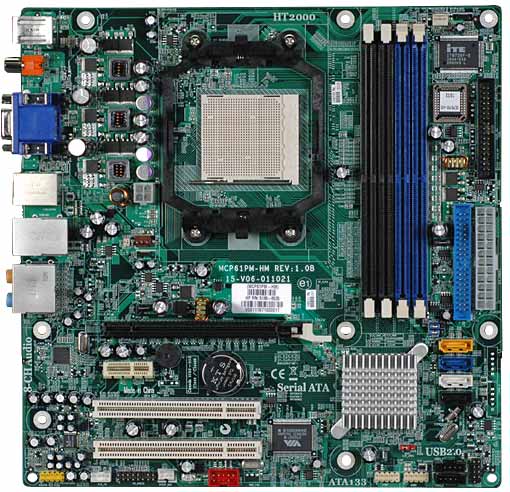 HP and Compaq Desktop PCs - Motherboard Specifications, MCP61PM-HM
