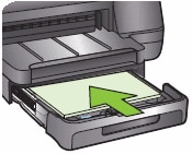 Illustration: Reinsert the paper tray