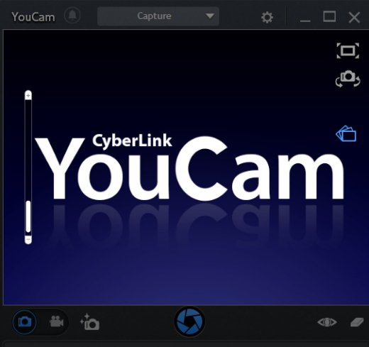 Tela de abertura do YouCam