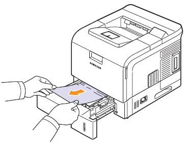 Stampanti laser Samsung ML-4550 e ML-4551 - Rimozione degli inceppamenti  della carta | Assistenza clienti HP®
