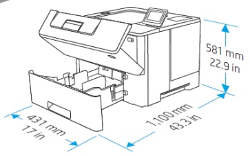 HP LaserJet Managed E50145 - Εγκατάσταση εκτυπωτή (υλικού) | Υποστήριξη  Πελατών HP®