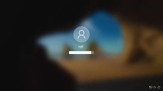 Hp 电脑 Windows 10 登录界面背景变得模糊 Hp 客户支持