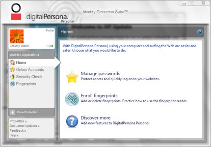 digitalpersona u are u 4500 fingerprint reader software download