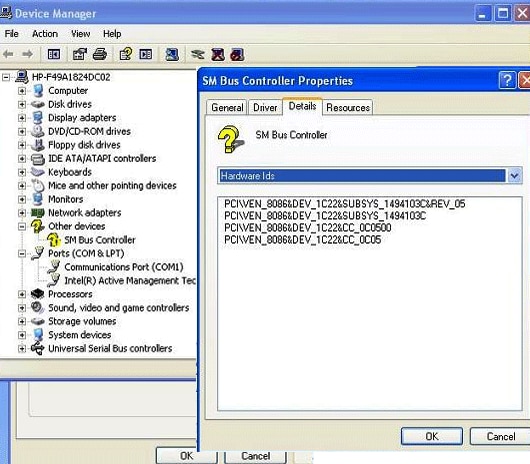 Sm bus controller driver download for windows xp sp3