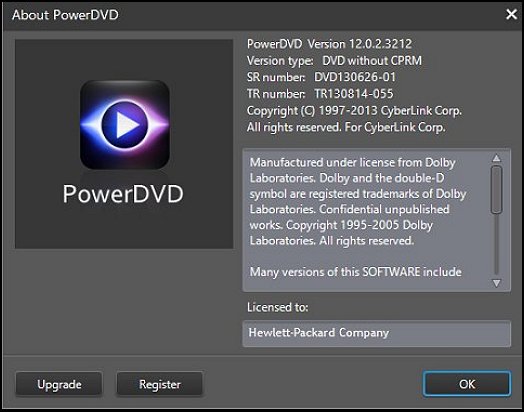 cyberlink powerdvd 14 pop up menu
