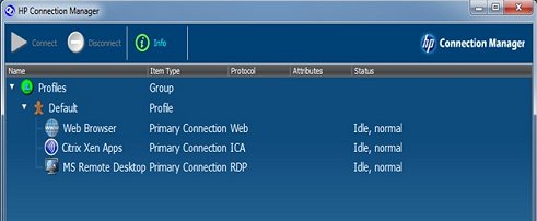 reinstall hp connection manager