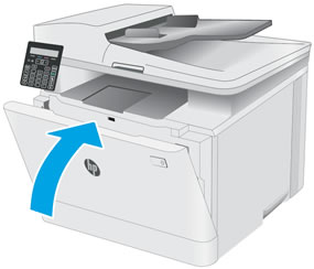 finger collection tire HP Color LaserJet Pro M180 Printers - Replacing Toner Cartridges | HP®  Customer Support