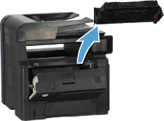 HP LaserJet 400 MFP M425 - 設定印表機（硬體） |