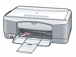 Imprimantes HP PSC 1315, 1315v, 1315xi et 1315s All-in-One - Un message d'erreur  du type « Papier épuisé » s'affiche sur l'ordinateur et le périphérique ne  saisit pas ou ne charge pas