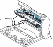 Samsung ProXpress SL-M3375, SL-M3875, SL-M4075 Multifunktions-Laserdrucker  - Austauschen der Bildeinheit | HP® Kundensupport