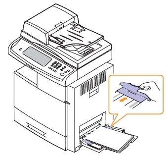 Imprimante laser multifonction couleur Samsung CLX-8380 - Chargement du  papier | Assistance clientèle HP®
