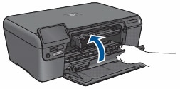 Impresoras e-Todo-en-uno HP Photosmart (D110) - Aparece el mensaje "Puerta  abierta" en el todo-en-uno | Soporte al cliente de HP®