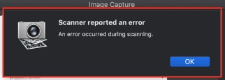 Il driver di scansione ICDM, una volta installato per una stampante Samsung in macOS Mojave (10.14), non funziona come previsto.