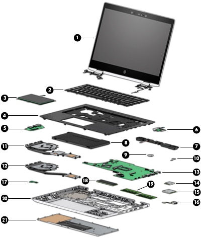 HP ProBook 440 G1 Notebook PC - Illustrated Parts | HP® Customer Support