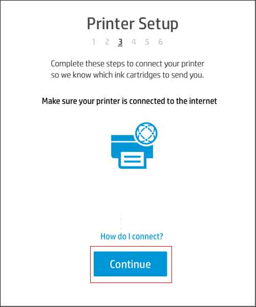Connecting the printer to the Internet