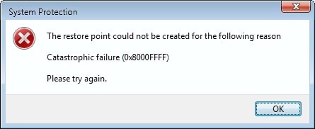 Computer desktop HP e Compaq - Errore: Quando si tenta di utilizzare il  backup di MS, si verifica un errore irreversibile 0x8000FFFF | Assistenza  clienti HP®