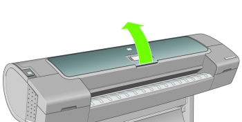 HP Designjet T610 Printer Series - Remove a printhead | HP® Customer Support