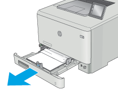 HP Color LaserJet Pro M452 - Papierstoringen in lade 2 verhelpen | HP®  Klantondersteuning