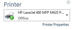 HP LaserJet Pro - המדפסת במצב 'לא מקוון' בעת הדפסה עם חיבור רשת (Windows) |  תמיכת הלקוחות של HP®‎