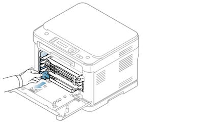 Samsung CLX-3185FW Color Laser MFP - Procedura per la sostituzione del  contenitore del toner di scarto | Assistenza clienti HP®