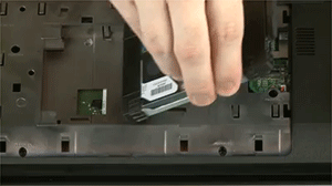 Placing the hard drive