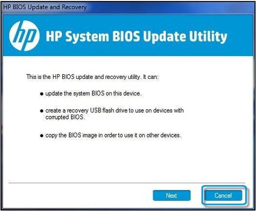 HP 系統 BIOS 更新公用程式