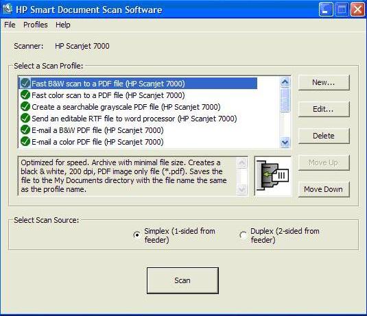 scanning software for hp