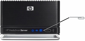 HP MediaSmart Server (EX485, EX487) - Checking the Server Lights | HP®  Customer Support
