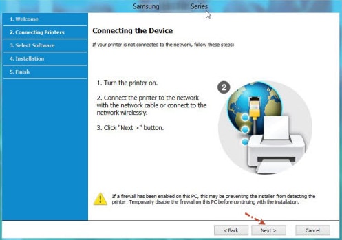מדפסות לייזר משולבות של Samsung - כיצד להתקין מנהל התקן סריקה ב-Windows |  תמיכת הלקוחות של HP®‎