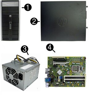 HP Compaq 8200 Elite Series流用可能、6200 Pro Seriesマイクロタワー 