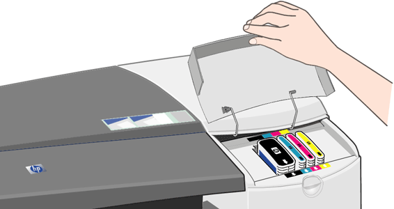 HP Designjet 111 Printer Series - Sostituzione delle testine di stampa |  Assistenza clienti HP®