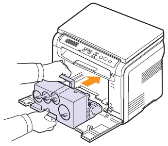 طابعة Samsung CLX-2160 Color Laser MFP - استبدال وحدة التصوير | دعم عملاء  ®HP