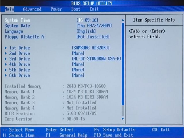 cómo acceder a esta BIOS en una computadora portátil hp pavilion