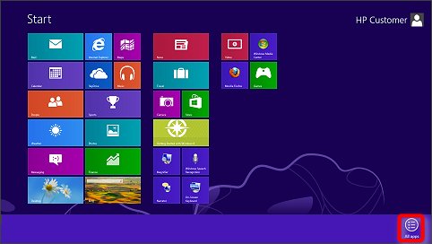 Υπολογιστές HP - Windows 8 Επιλογές προσβασιμότητας | Υποστήριξη Πελατών HP®