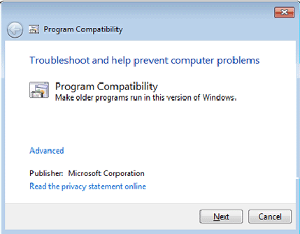 this program has known compatibility issues