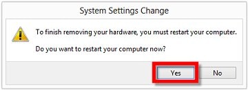 System Settings Change