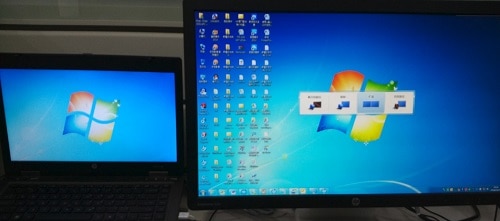 HP 笔记本电脑 - 外接投影仪时如何切换屏幕(W