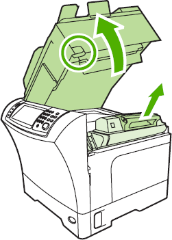 HP LaserJet M4345 Multifunction Printer Series - Replace the Print  Cartridge | HP® Customer Support