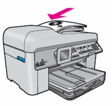 Un message de type " Bourrage papier : Eliminez le bourrage et appuyez sur  OK " s'affiche sur les imprimantes tout-en-un HP Photosmart Premium Fax  séries C309 et C410 | Assistance clientèle