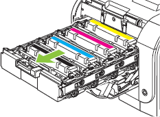 Træ tyngdekraft melon HP Color LaserJet CP2025 Series Printer - Replace the Toner Cartridge | HP®  Customer Support
