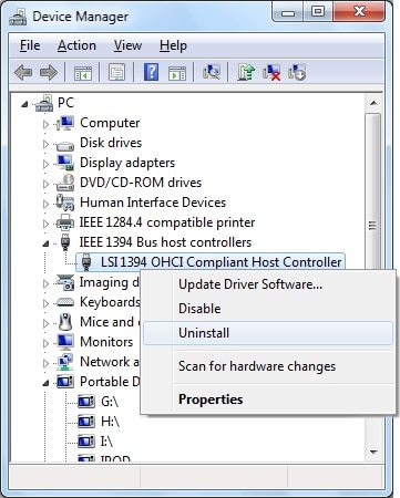 lsi 1394 ohci compliant host controller driver windows 10
