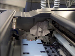 Papier is vastgelopen in de printer voor HP Officejet Pro K5300 en K5400  printerserie | HP® Klantondersteuning