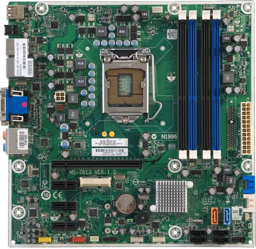 HP and Compaq Desktop PCs - Motherboard Specifications, MS-7613 (Iona-GL8E)  | HP® Customer Support
