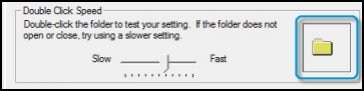 Obrázek testu rychlosti dvojitého kliknutí