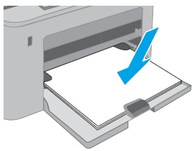 Loading plain paper in the main input tray