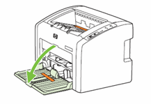 Illustration: Open the print cartridge access door