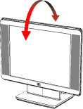 HP w2228h and w2228k Series Flat Panel Monitor - Setting Up the Monitor | HP®  Customer Support